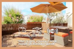 Le Balmoral - Plage à 1 min - ménage inclus - terrasse lumineuse